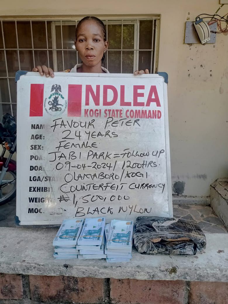 NDLEA Arrests Pregnant Woman With Counterfeit N3.2m Cash