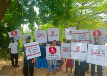 Group Protests Alleged Abuse Of Office By CJN, Calls For His Resignation
