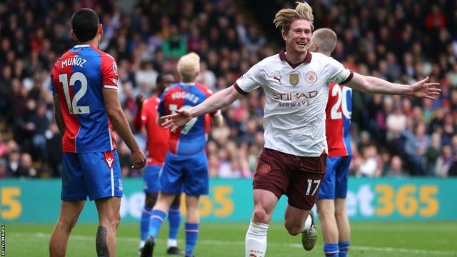 Crystal Palace Vs Man City: De Bruyne Shines As Champions Maintain Title Charge 1 c1e8ae31c0235f7cc49c4716f1b5032a