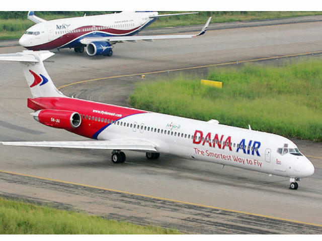 Dana Air Grounds Aircraft After Skidding Off Runway At Lagos Airport 1 dana airline