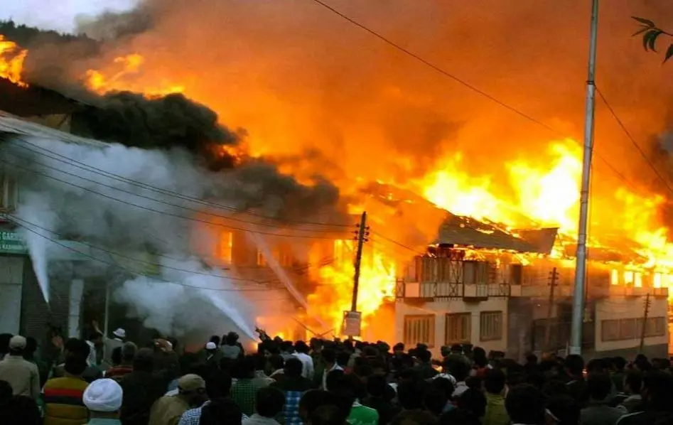 Fire Destroys Shops At Yola Market