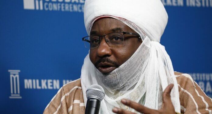 Sanusi Lamido Sanusi, emir of Kano and former Nigerian central bank governor, speaks during the Milken Institute Global Conference in Beverly Hills, California, U.S., on Tuesday, April 30, 2019. The conference brings together leaders in business, government, technology, philanthropy, academia, and the media to discuss actionable and collaborative solutions to some of the most important questions of our time. Photographer: Patrick T. Fallon/Bloomberg via Getty Images