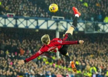 Garnacho’s Overhead Kick Against Everton Wins EPL ‘Goal Of The Season’