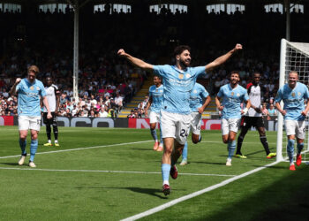 Man City Thrash Fulham To Go Top Of Premier League