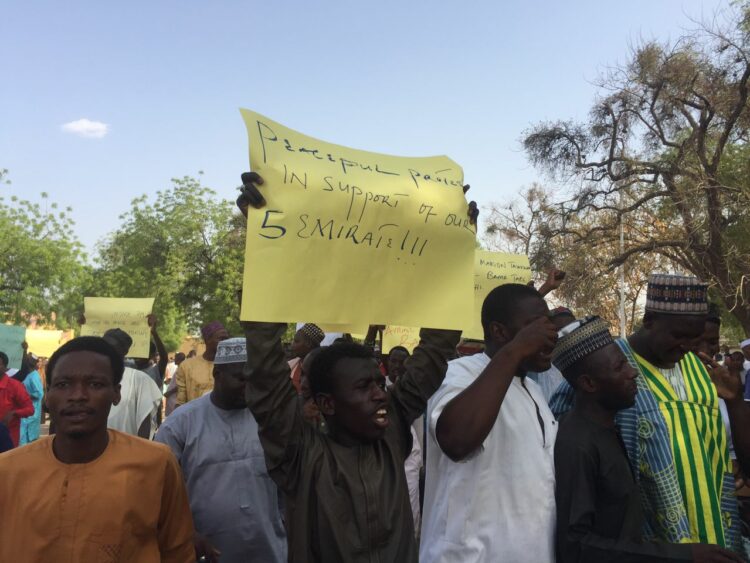 Photos: Protest Hit Kano Over Removal Of Emir Bayero