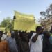 PICTORIAL: Protest Erupts In Kano Over Removal Of Emir Bayero