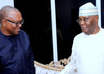 PICTORIAL: Atiku Hosts Peter Obi In Abuja