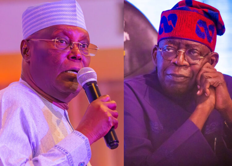 Former Vice President Atiku, President Bola Ahmed Tinubu