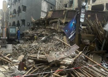10 Rescued As 4-storey Building Collapses In Lagos