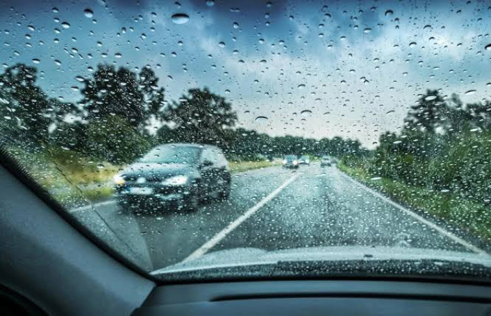 Driving safely during rain