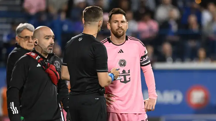Messi Unhappy With MLS Sideline Rule Despite Miami Victory