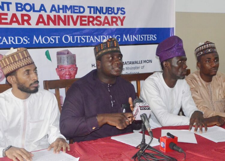 Members of FADD during the news conference in Abuja