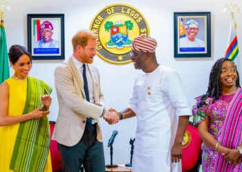 PICTORIAL: Sanwo-Olu Hosts Prince Harry, Meghan, Shares Lagos Culture With Couple   