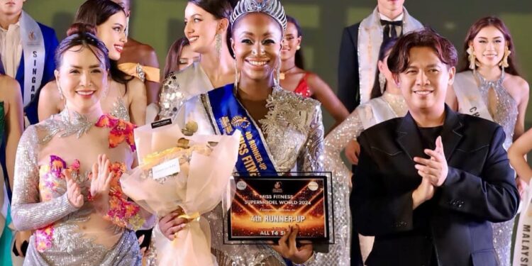 Sophia Adaeze Eze, 4th runner up at the just concluded Miss Fitness supermodel World at Vietnam.