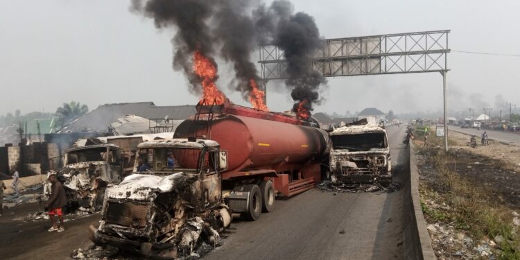 Tanker Fire