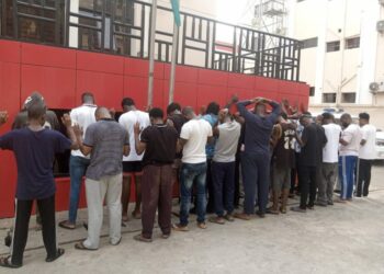 PICTORIAL: EFCC Arrests 25 Suspected Internet Fraudsters In Kwara