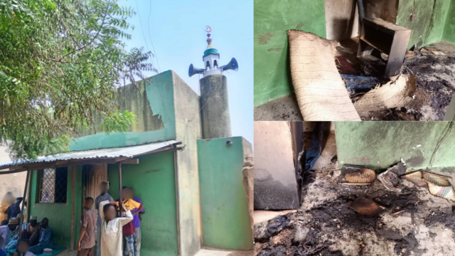 That Arson On Kano Mosque 1 Kano Mosque fire