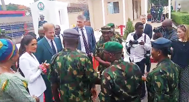 Prince Harry, Meghan Meet CDS 1 Mehgan 1