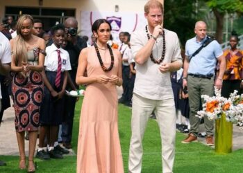 PICTORIAL: Prince Harry, Meghan Arrive In Nigeria To Champion The Invictus Games