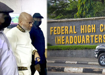 Court Dismisses Kanu’s Bail Restoration Request, Removal From DSS Custody