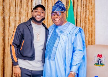 PICTORIAL: Afrobeat Star Davido Visits Senate President Akpabio