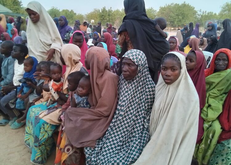 Some of the Boko Haram captives rescued from Sambisa