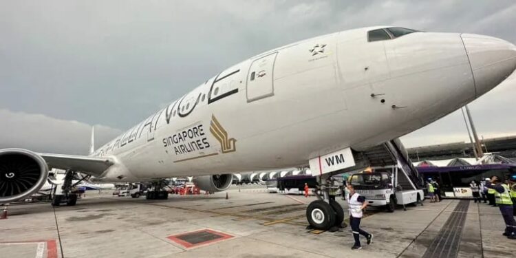 Singapore Airlines Flight