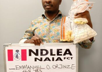 NDLEA Nabs Paris-bound Passenger With 111 Wraps Of Cocaine