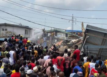 JUST-IN: Worshippers Feared Dead As Mosque Collapses In Lagos