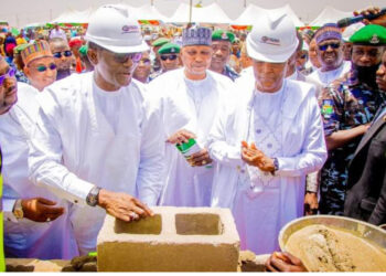 Governor Buni Commends President Tinubu For Launching 250 Housing Units Project In Damaturu