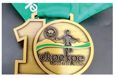 DBN Reaffirms Support For 10th Okpekpe 10km Race As Organisers Unveil Commemorative Medals 1 okpekpe