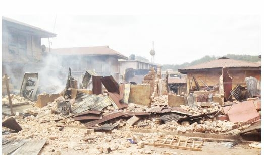 Ebonyi Demolition Victims Seek Help 1 wpid fire outbreak in Ebonyi
