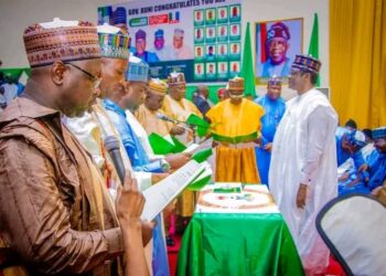 Buni Swears In 17 New LG Chairmen