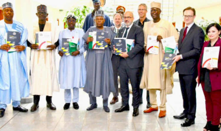 Dignitaries at the launch of the States Action Plans for Durable Solutions in Northeast Nigeria