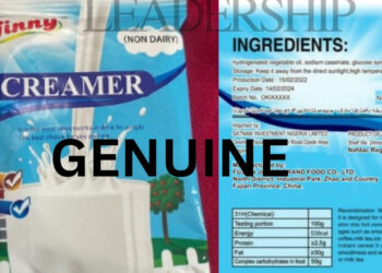 NAFDAC Raises Alarm Over Fake Ginny Milk In Circulation