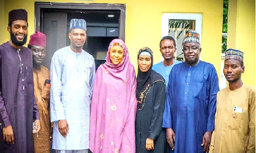 Gombe To Provide Health Insurance Coverage For Tsangaya, Almajiri Pupils 1 Executive secretary of GoHealth, Dr. Abubakar Musa ( 3rd left) with special adviser to the Governor on Tsangaya and Almajiri Education, Sayyada Amina Shiekh Dahiru Bauchi (middle) and other officials