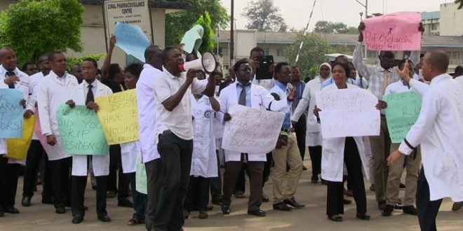 Oyo Health Workers Declare 7-day Warning Strike 1 Health workers strike 660x330 1