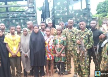 PICTORIAL: Troops Rescue Remaining 8 Kogi Varsity Students In Kwara