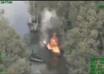 NAF Airstrikes Destroy 13 Illegal Refining Sites, 7 Boats In Rivers, Bayelsa, Imo   