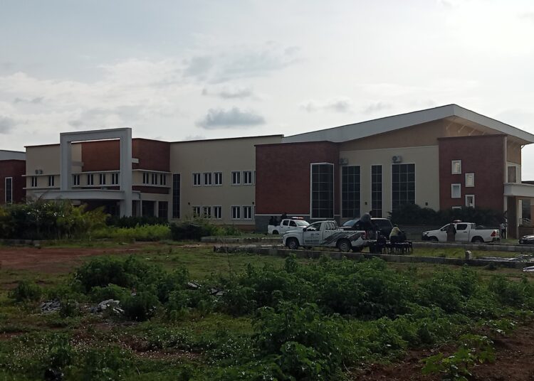 One of the newly commissioned projects at the University of Abuja.