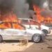 Hoodlums Set 10 Vehicles, Shops Ablaze In Plateau