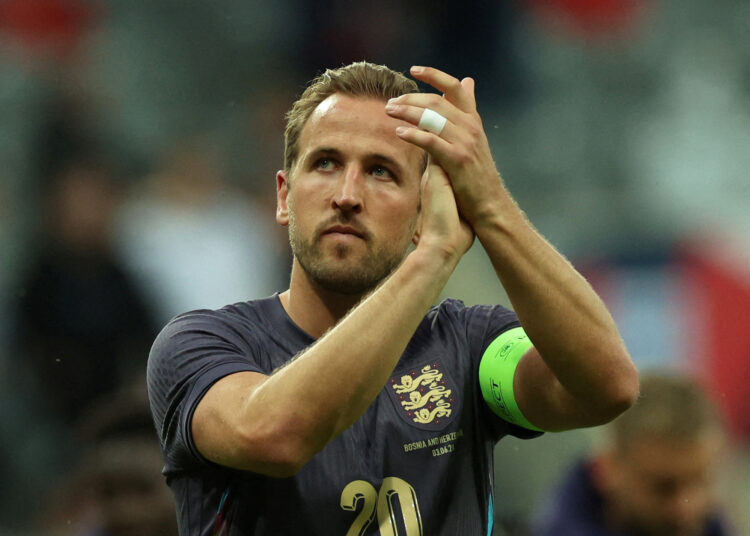 Soccer Football - International Friendly - England v Bosnia and Herzegovina - St James' Park, Newcastle, Britain - June 3, 2024 England's Harry Kane celebrates after the match REUTERS/Phil Noble