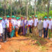 Prof Nwoha at the official ground breaking ceremony of a five acre mass of land for agriculture