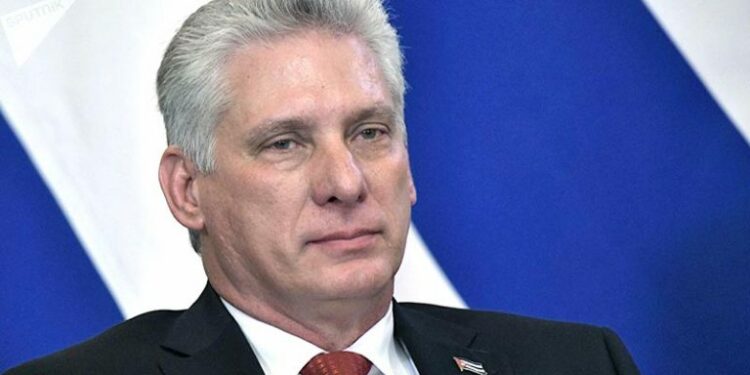 Cuban President, Miguel Díaz-Canel.