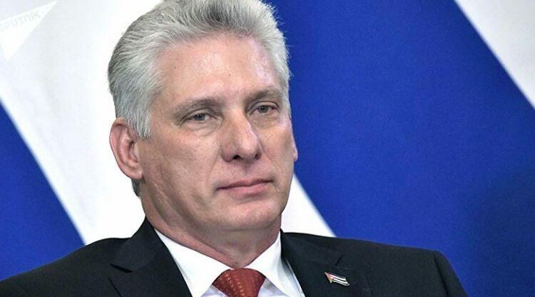 Cuban President, Miguel Díaz-Canel.