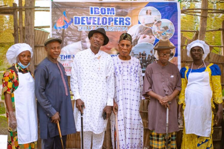 Dignitaries at the skills acquisition workshop.