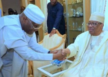 PICTORIAL: Atiku Pays Sallah Homage To Ex-President Babangida, Abdulsalami In Niger