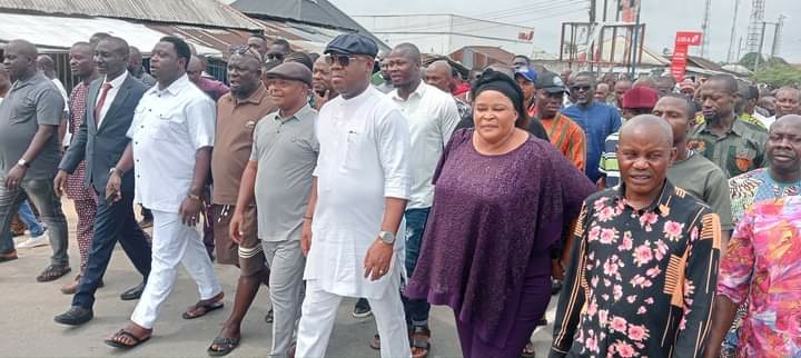 Rivers: Pro-Police Protests Rock 21 LG Secretariats 1 WhatsApp Image 2024 06 25 at 08.34.17