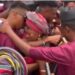 Super Eagles Star Awoniyi Prays For Twin Sister On Wedding Day Amid Tears