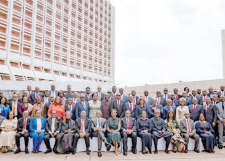 A cross-section of board members and executives across Heirs Holdings' investee companies at the recently concluded Heirs Holdings Group Directors' Annual Summit in Abuja, yesterday.